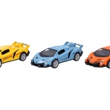 Auto na zotrvačník s efektmi 15 cm