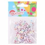 Farebné korálky Abeceda