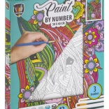 Maľovanie podľa čísel – jednorožec, plátno 30 × 40 cm