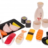 Bohatý detský sushi set – 22-dielna sada na hranie