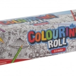 Vymaľovacia rolka s predtlačou a pastelkami