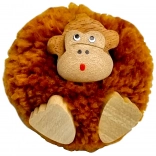 Magnetická drevená opica s brmbolcom