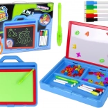 Svietiaca magnetická kresliaca tabuľa 2v1 pre deti