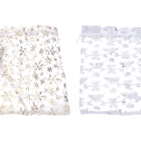 Vrecko na darčeky Organza s vločkami 25x35 cm Vianoce