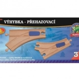 Špeciálna prehadzovacia výhybka pre vláčiky