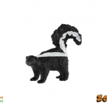 Plastová figúrka pruhovaného skunka 5 cm