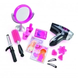 Veľká kozmetická sada pre malé parádnice s fénom a zrkadlom