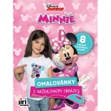 Omaľovánky s nažehlovacími obrázkami MINNIE