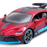 Zberateľský model BUGATTI Divo 1:24 červený