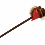 detský plyšový kôň na tyči