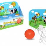 Krtkova košíková – závesný basketbalový kôš s loptičkou na dvere