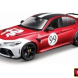 Kovový model auta 1:18 BBURAGO Alfa Romeo Giulia GTAm červená