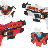 Sada laserových zbraní + štíty s funkciou dymu