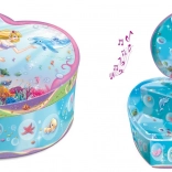 Srdcová šperkovnica s vílou od Pecoware s hracou skrinkou