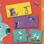 DJECO Duo puzzle Protiklady