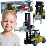 Woopie vysokozdvižný vozík s kliešťami a prívesom so svetlami a zvukmi