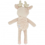 Textilná hračka jeleňček Ella s hrkálkou