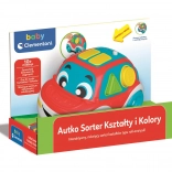 autíčko s triedením tvarov a farieb