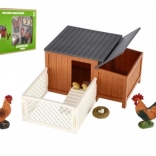 Kurník s výbehom plast s doplnkami