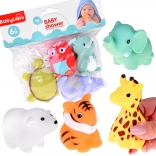 Gumové zvieratká do kúpeľa – sada 4 ks pre deti od 6+ mesiacov