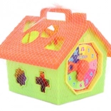 Drevená vkladačka domček pre deti