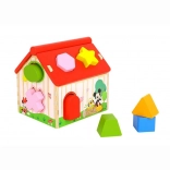 Drevený vkládací domček s motívom Disney postavičiek