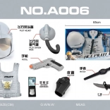 Súprava malého pilota s interaktívnou pištoľou a nastaviteľnou helmou