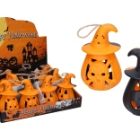 svietiaca halloweenska tekvica 11 × 6,5 cm