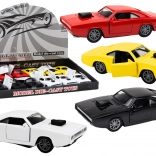 Poháňané autá 1:32 Svetlá Zvuk Kov Biela Červená Čierna Žltá