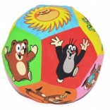 Textilná lopta s motívom Krtek 15 cm