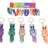 Prívesok na kľúče 3D mačka