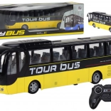 Diaľkovo ovládaný turistický autobus RC so svetelnými efektmi – žltý