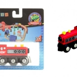 Maxim parná lokomotíva – červená