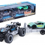 Ťahač s osobným autom 45 cm na zotrvačník