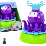 Záhradný rozprašovač Chobotnica s fontánou a bublifukom Fialová