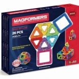 Magnetické stavebnice základná sada 26 prvkov