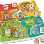 Interaktívna farma pre deti s melódiami a zvukmi