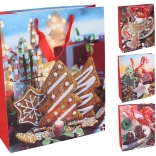 Darčeková taška Vianočné motívy malá