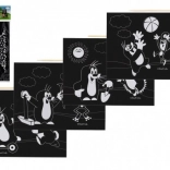 Vyškrabovací obrázok Krtko a priatelia