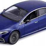 Model Mercedes-Benz EQS 2022 modrý mierka 1/27