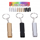 Prívesok na kľúče s dvojitou píšťalkou