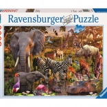 Ravensburger puzzle Africké zvieratá 3000 ks
