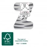 small foot drevené písmeno Z