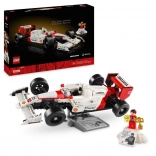Lego Icons McLaren MP4/4 a Ayrton Senna – zberateľské pretekárske auto pre dospelých