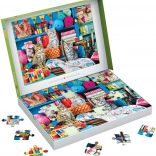 Puzzle EUROGRAPHICS Connecting Pieces Mačacie pletenie 48 dielikov