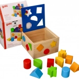 Veža z drevených blokov