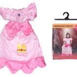 Karnevalový kostým princezná ružová M (110–120 cm)