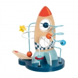 Vzdelávacia hračka Raketa - mini motorická slučka