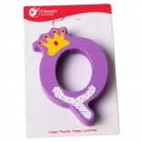 Classic World Drevené Písmeno Q