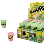 Slimy prdiaci sliz v kelímku, 3 druhy, displej 32 ks